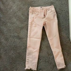 Pink jeans